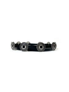 ANN DEMEULEMEESTER - Deci Concho Belt Nappa Leather - AW25 - BLACK
